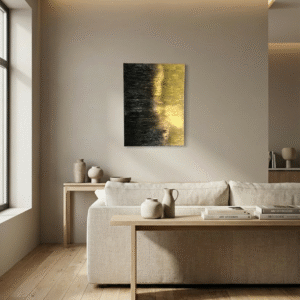 Ref.: 0006 - Quadro 80 X 60 - Chama dourada